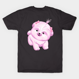 PURPLE POODLE T-Shirt